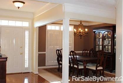 Foyer and formal dining room