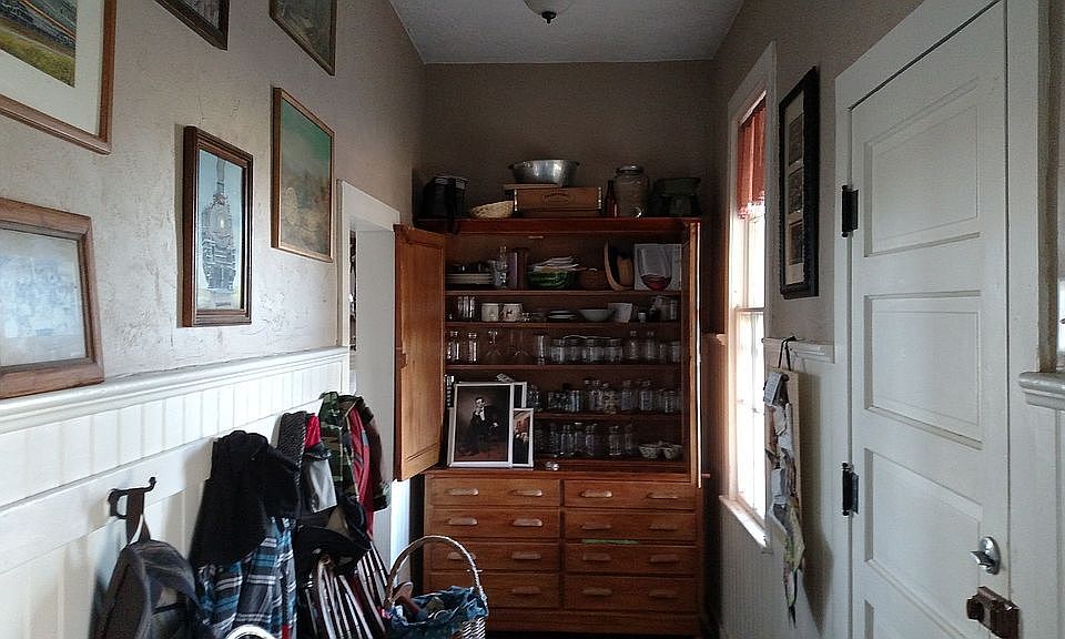 Schoolhouse coatroom 