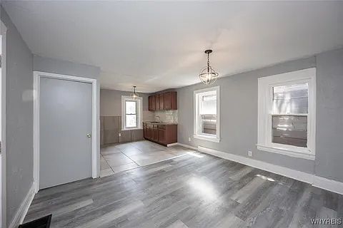 Beautifully upgraded living and kitchen areas.