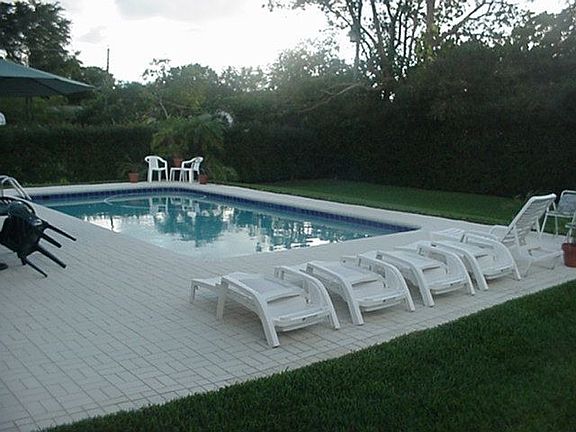 pool and patio deck