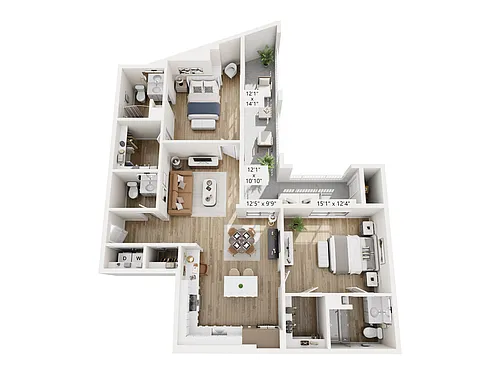 Floor plan B7