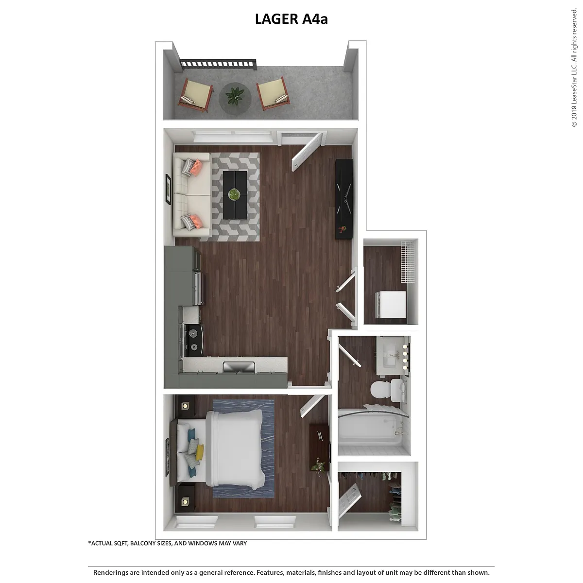 Floor plan Lager A4A
