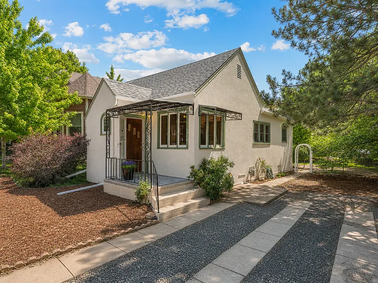 Front of house with off-street parking