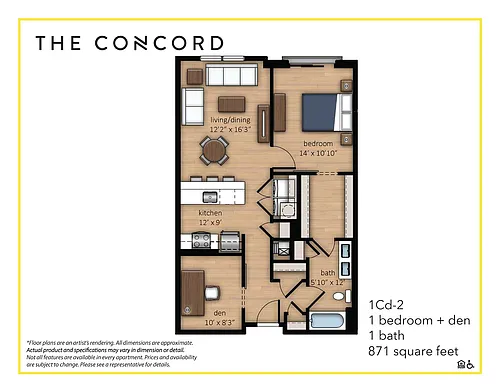 Floor plan 1CD-2