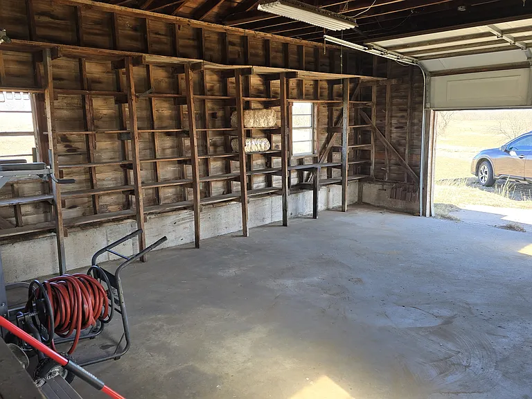 Inside shop, it is 25x25