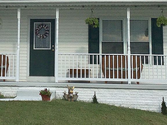 Inviting front porch