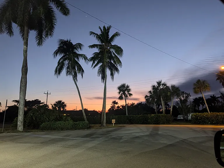 Parking lot view