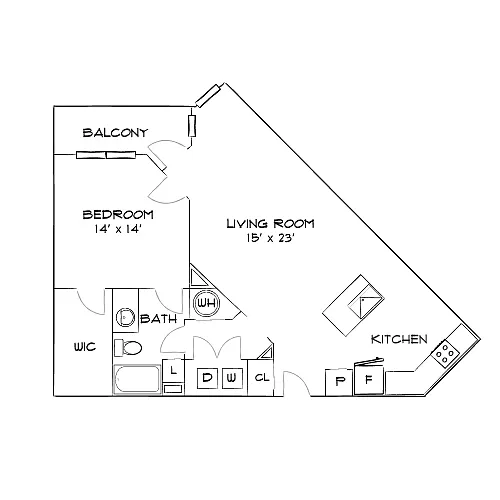 Floor plan Design 1C