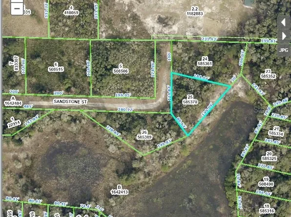 0 SANDSTONE STREET LOT 25, WEBSTER, FL 33597