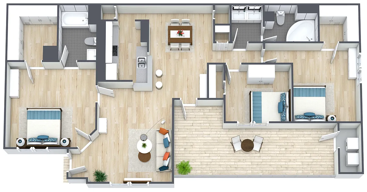 Floor plan El Castillo