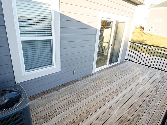 spacious deck