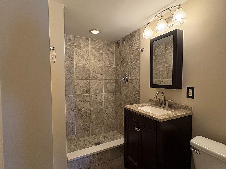 Beautiful remodeled bath with walk -in shower