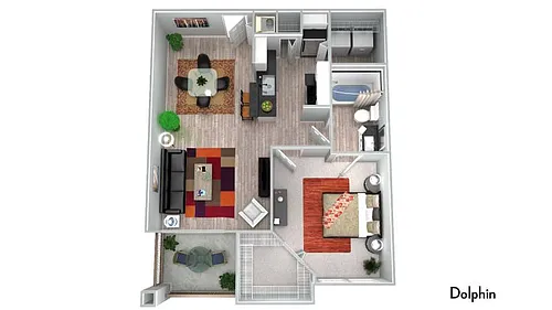 Floor plan Dolphin Renovated