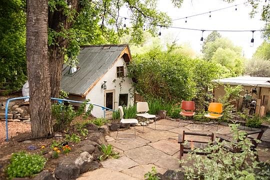Patio off of kitchen