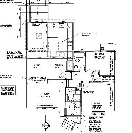 Open Kitchen Dining Lvg Rm