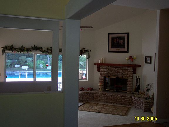 Den with Patio egress