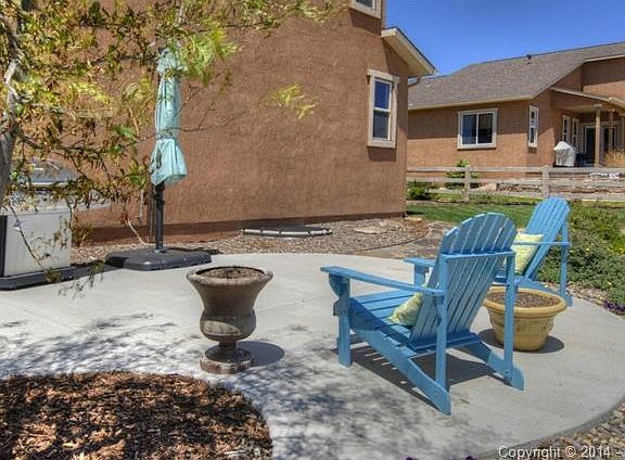 Another patio gives extra room for grilling and entertaining.