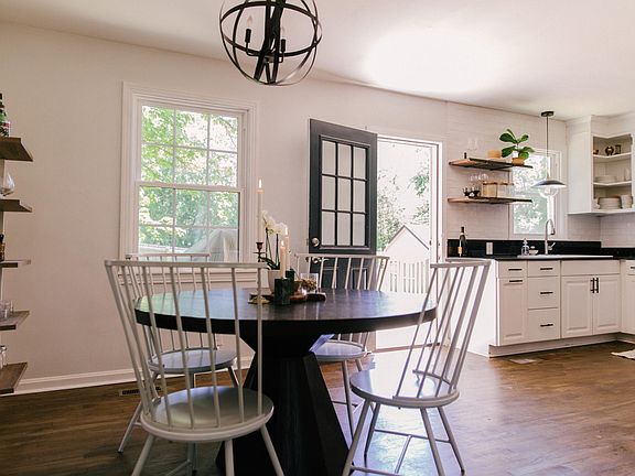 Dining room attached to kitchen