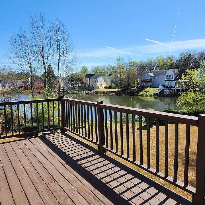 Lake view from back deck