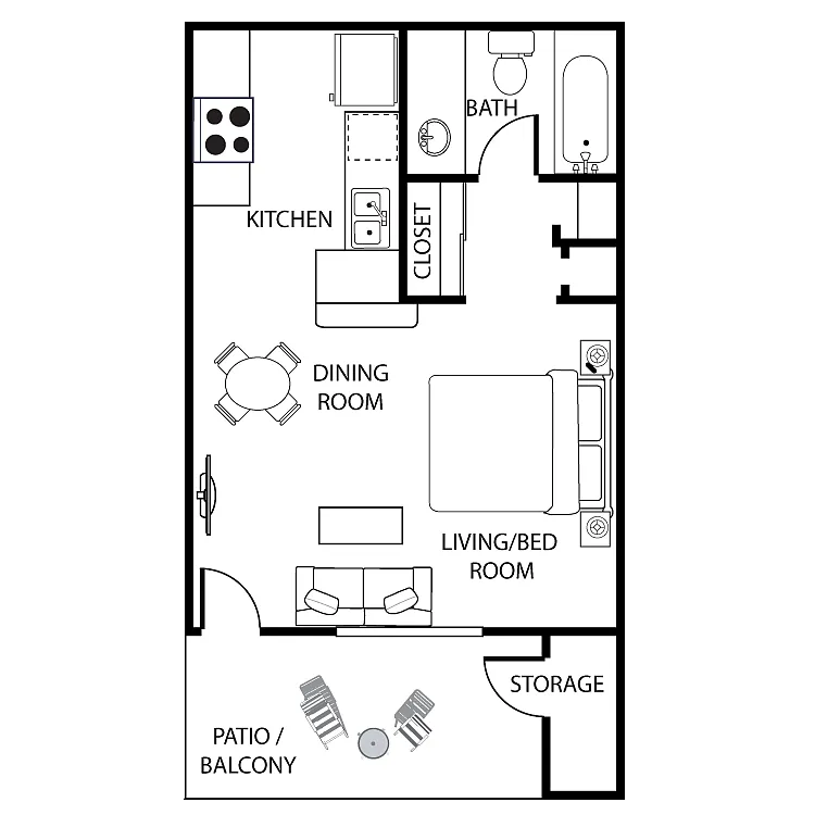 Floor plan Cottonwood