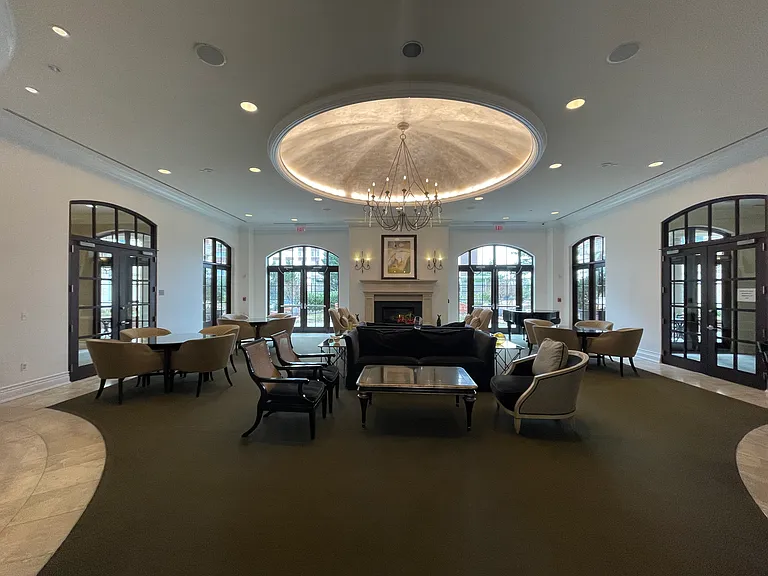 Lobby and community spaces.