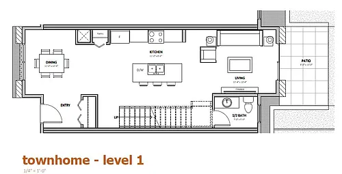 Floor plan TH105