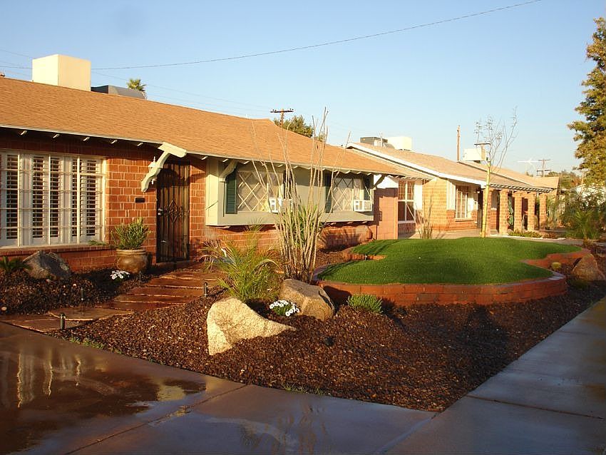 Landscaping is one of many upgrades throughout property