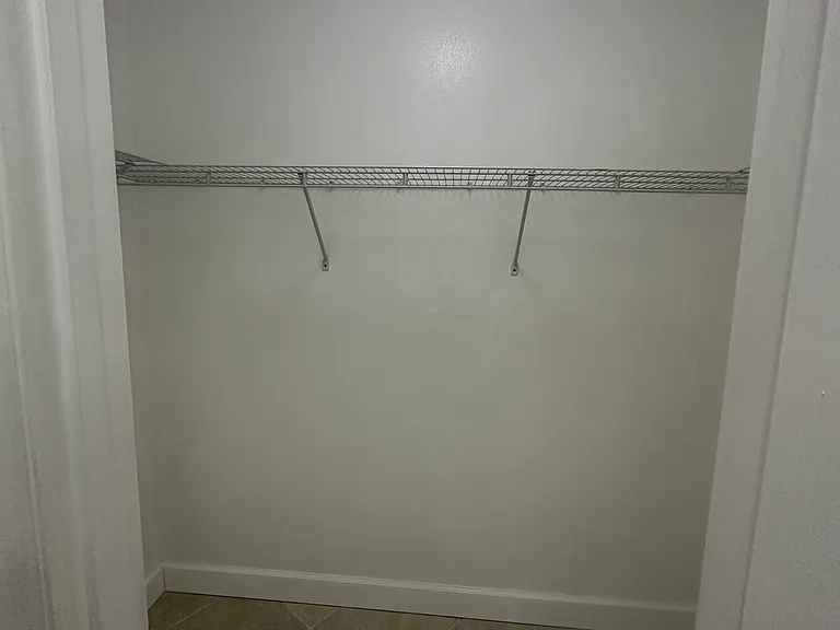 Walking closet.