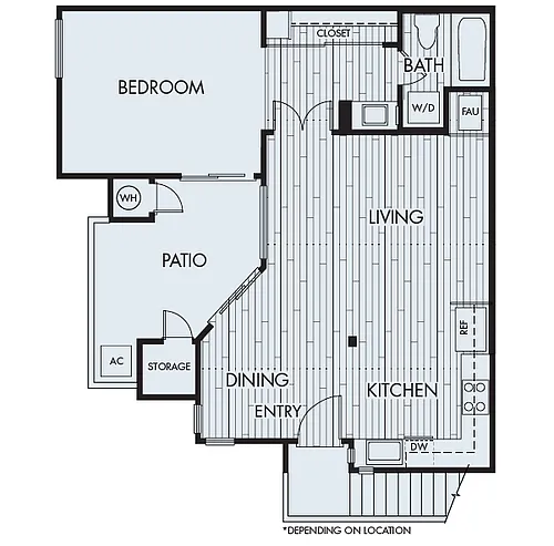 Floor plan Seaside Plan 1B