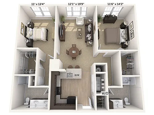 Floor plan B6