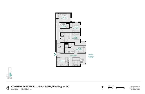 Floor plan 502 - 503 - Price Per Bed