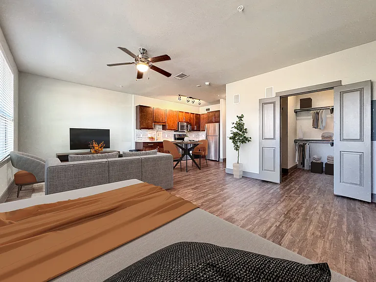 Explore this open-concept apartment, combining style and functionality effortlessly. Explore this open-concept apartment, combining style and functionality effortlessly.
