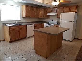 Large kitchen with center island