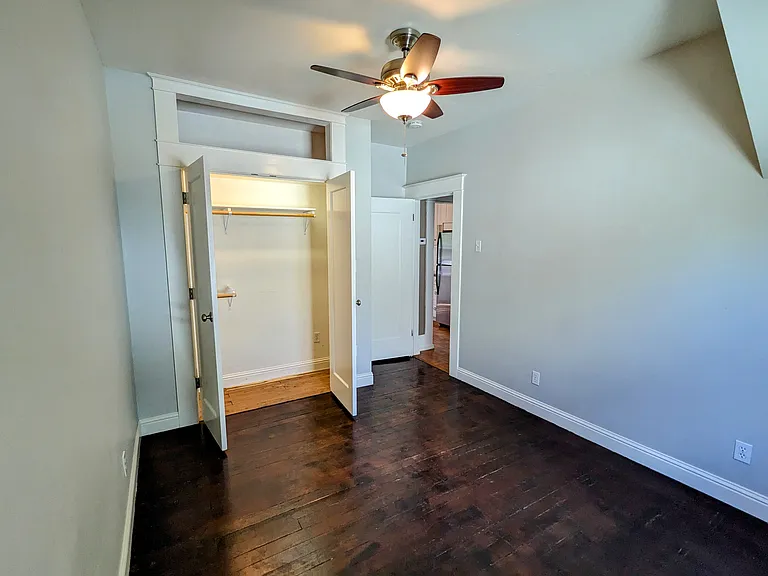 Two sunny bedrooms with ample closets.