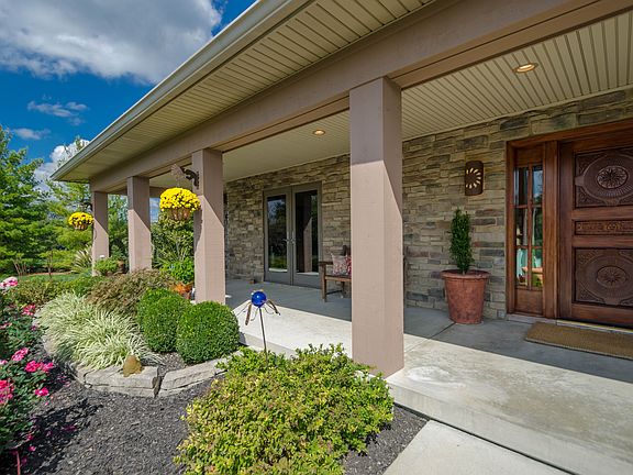 560 sq ft front porch.