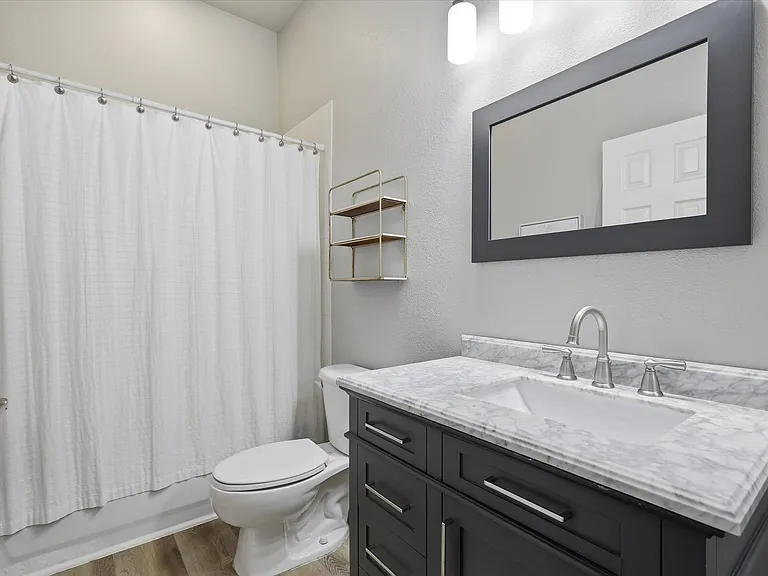 First floor full bathroom