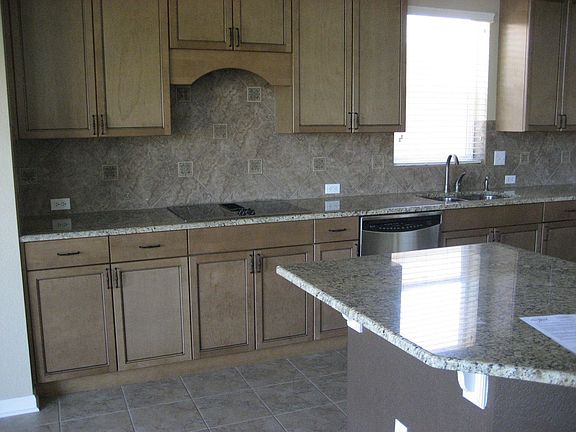 Kitchen, granite island