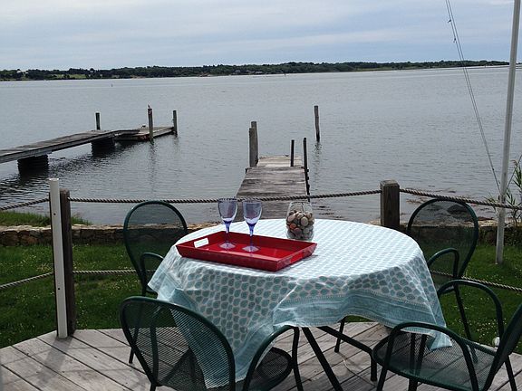 From deck, Westport River