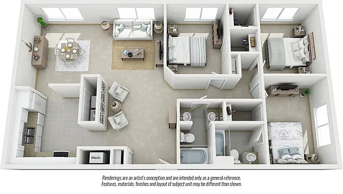Floor plan The Sequoia with Premium Finishes
