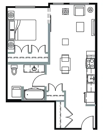 Floor plan A1B