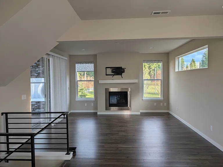 Living room with beautiful views and lighting