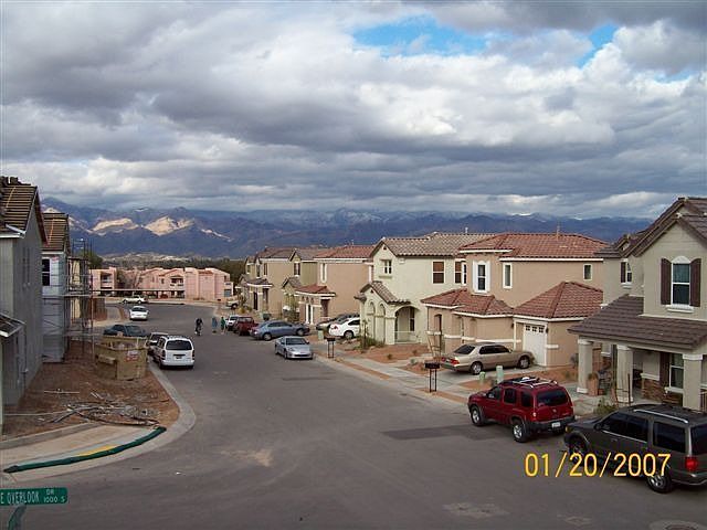 Northern view from the little master bedroom window