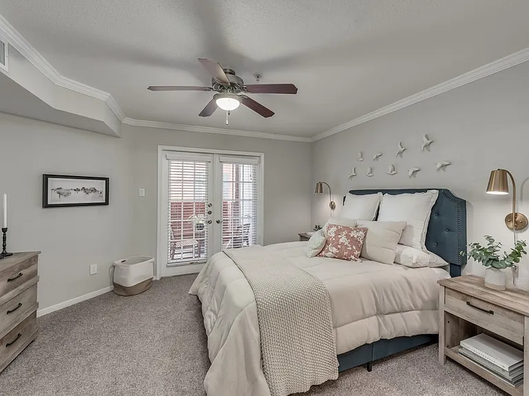 Spacious bedrooms with walk in closets
