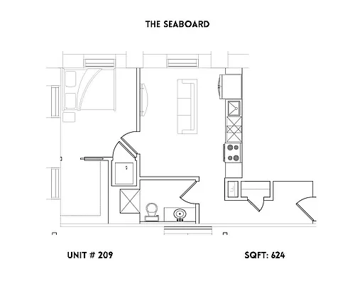 Floor plan The Seaboard