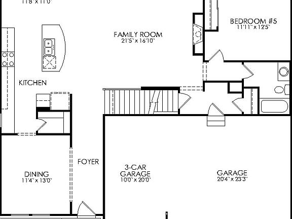 floor plan main level