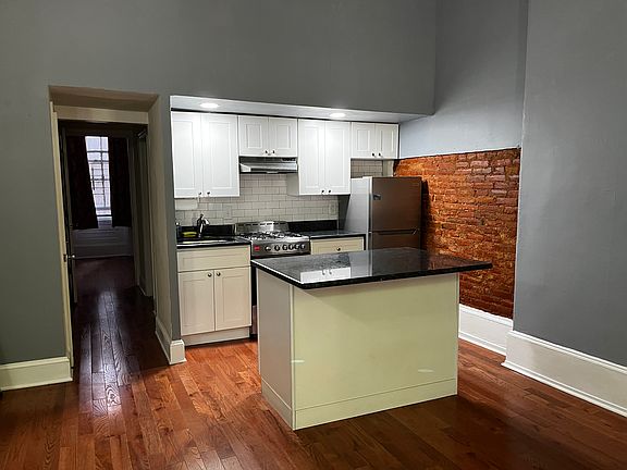 Kitchen with island
