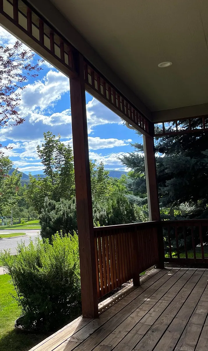 View to Park from Front Porch - 507 Lake Ct