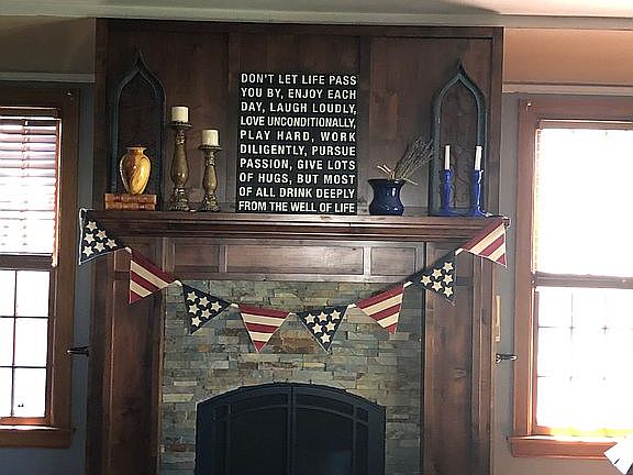 Custom fireplace