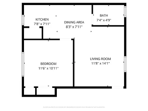Floor plan The Flat 4