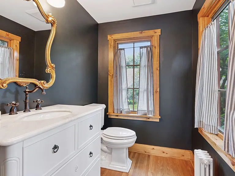 new 1/2 bathroom on the main floor